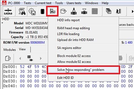 PC3000 for HDD 如何解决Western Digital西部数据硬盘 磁头不能写入的启动慢问题