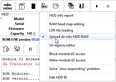 PC-3000 for HDD. Western Digital西部数据硬盘30模块在锁定FBLite驱动器的情况下访问阻塞