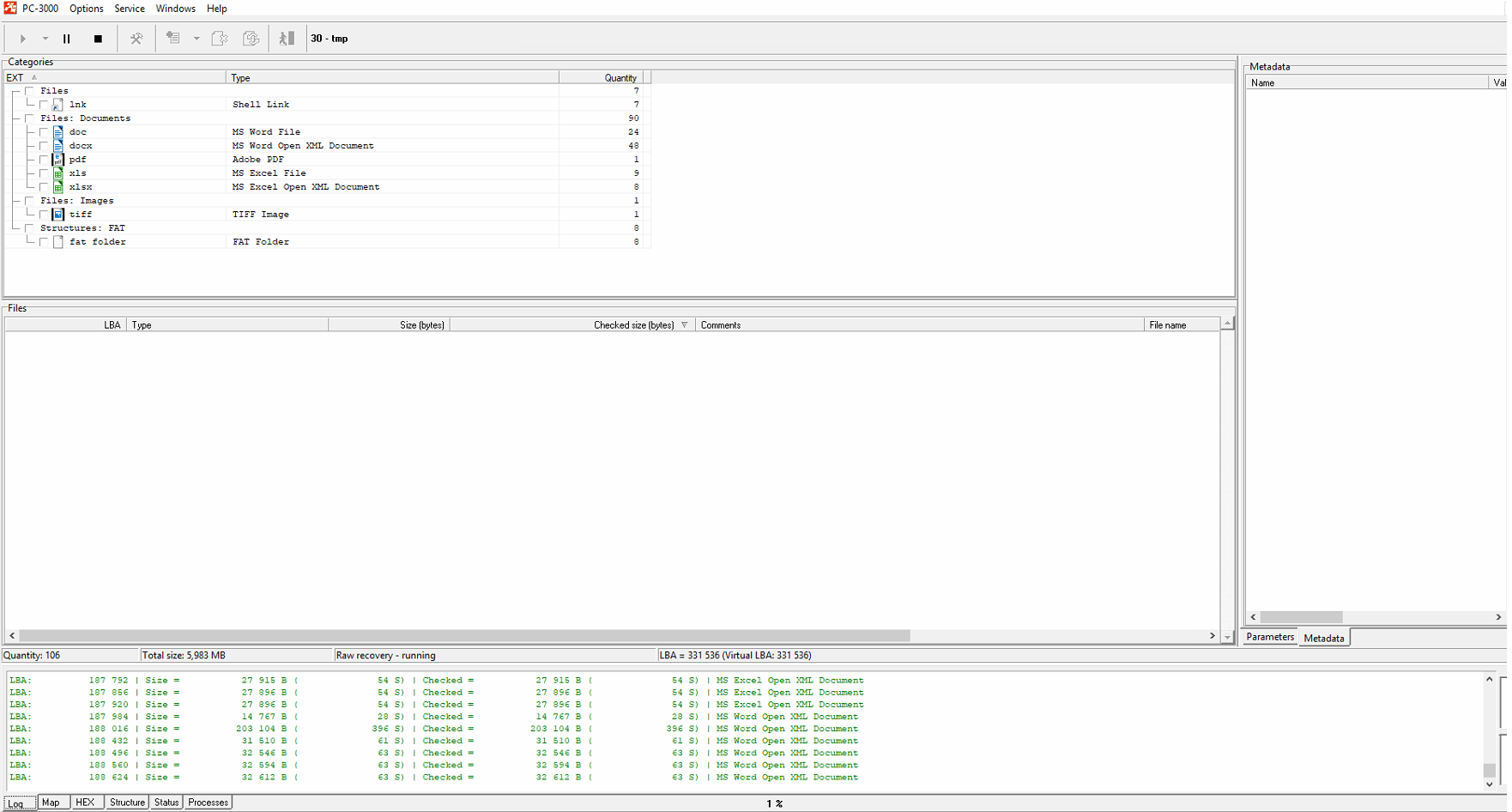 PC-3000 Flash从基于FC1178/FC1179控制器的设备恢复数据的6个步骤