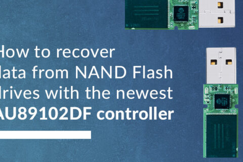 PC-3000 Flash如何使用最新的AU89102DF主控从NAND闪存驱动器中恢复数据