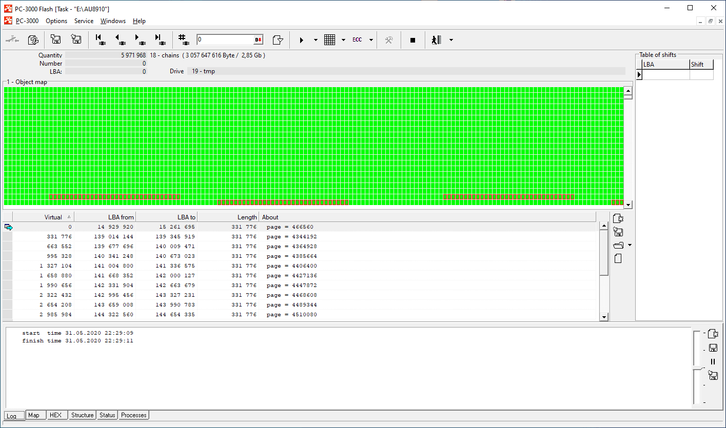 PC-3000 Flash如何使用最新的AU89102DF主控从NAND闪存驱动器中恢复数据