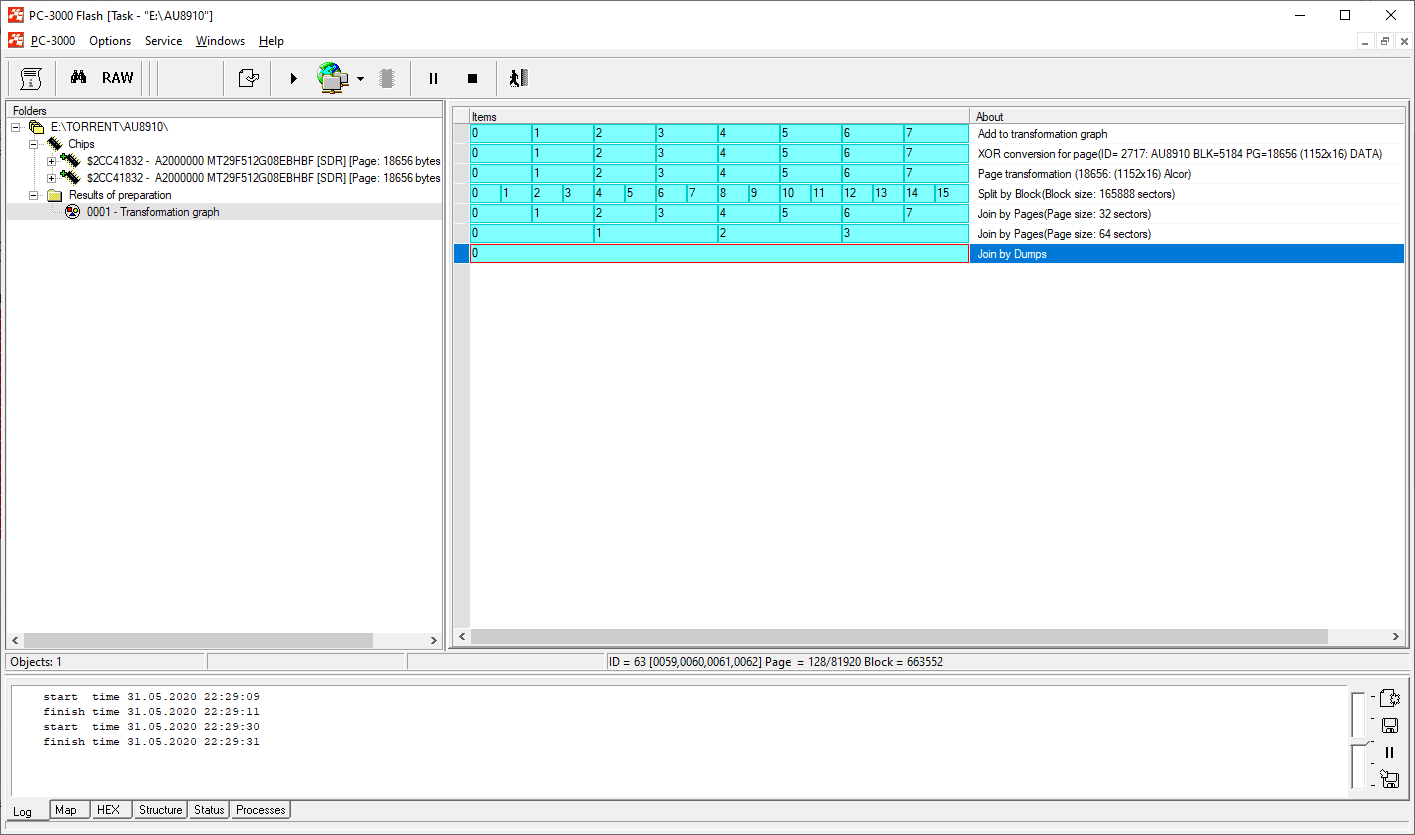 PC-3000 Flash如何使用最新的AU89102DF主控从NAND闪存驱动器中恢复数据