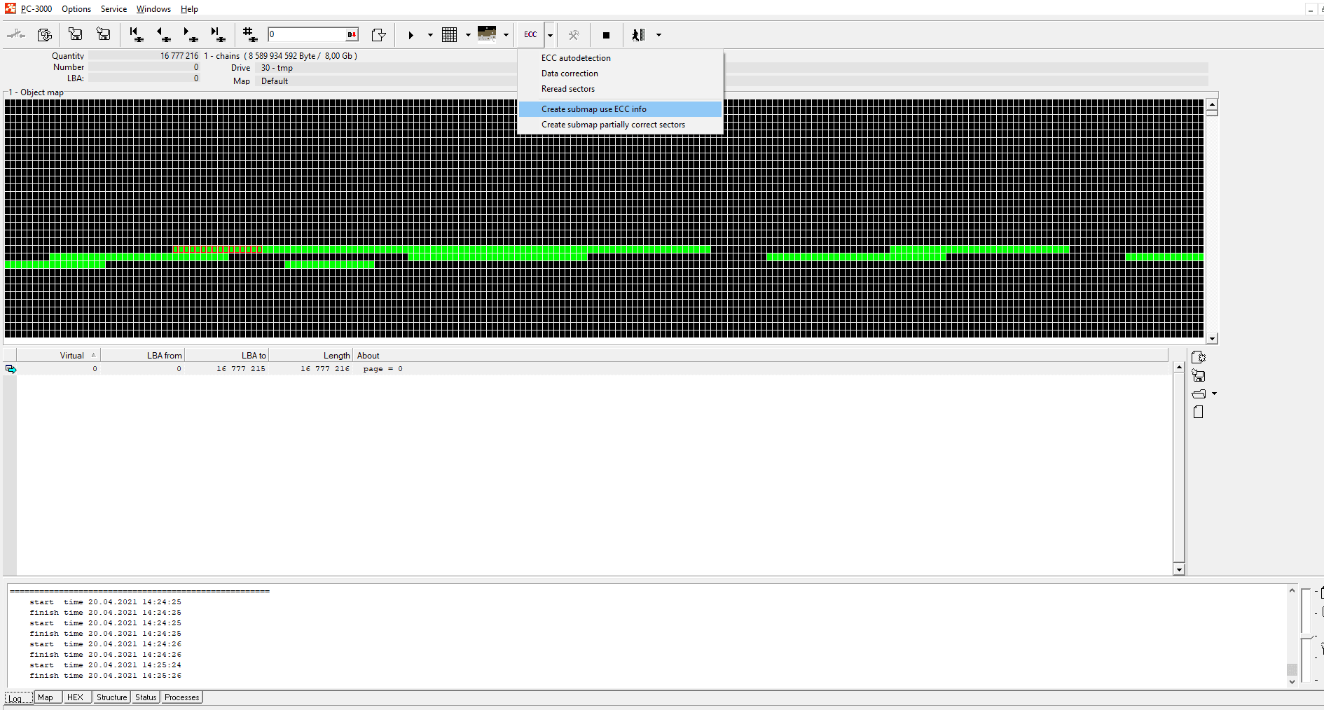 PC-3000 Flash基于 FAT32 的案例的图像组装的替代方法