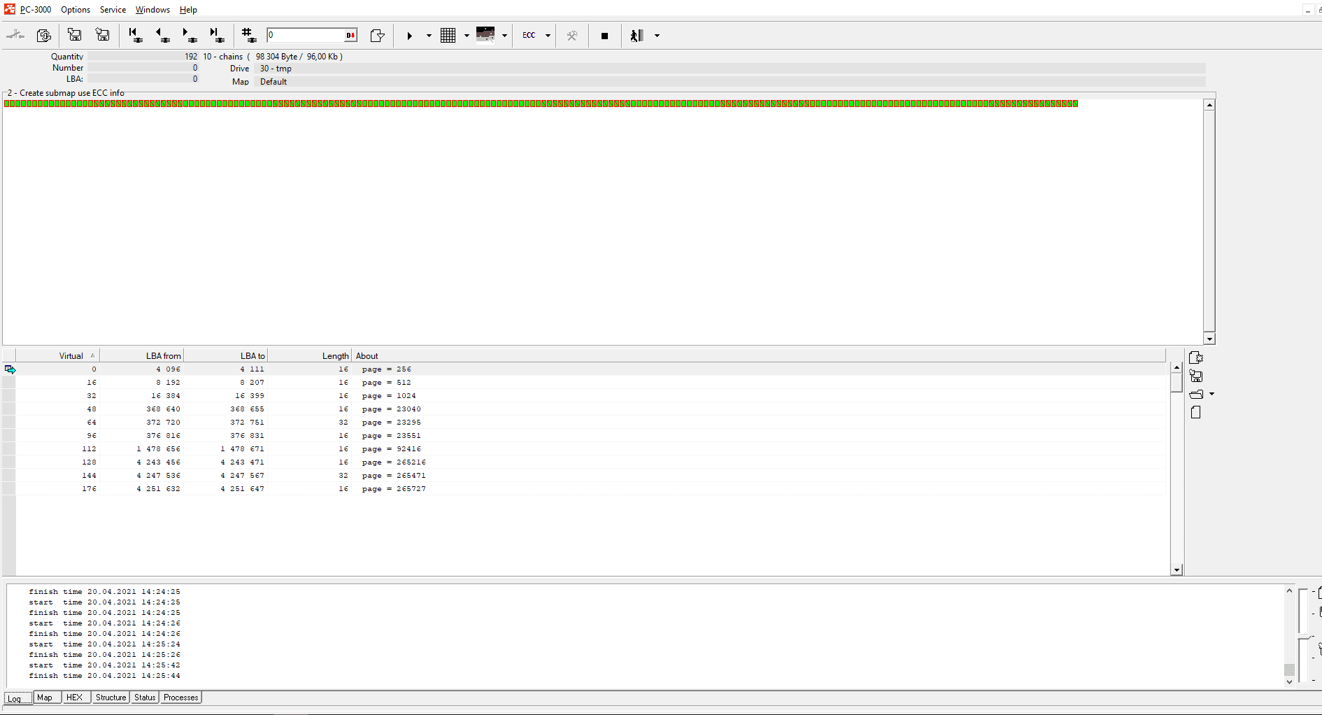 PC-3000 Flash基于 FAT32 的案例的图像组装的替代方法