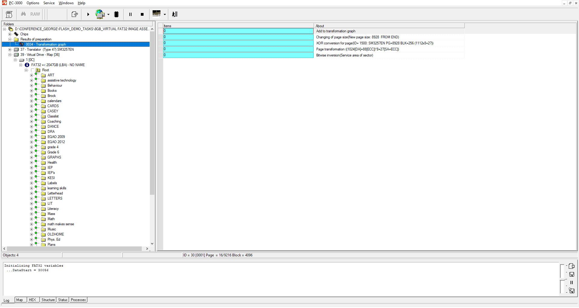 PC-3000 Flash基于 FAT32 的案例的图像组装的替代方法