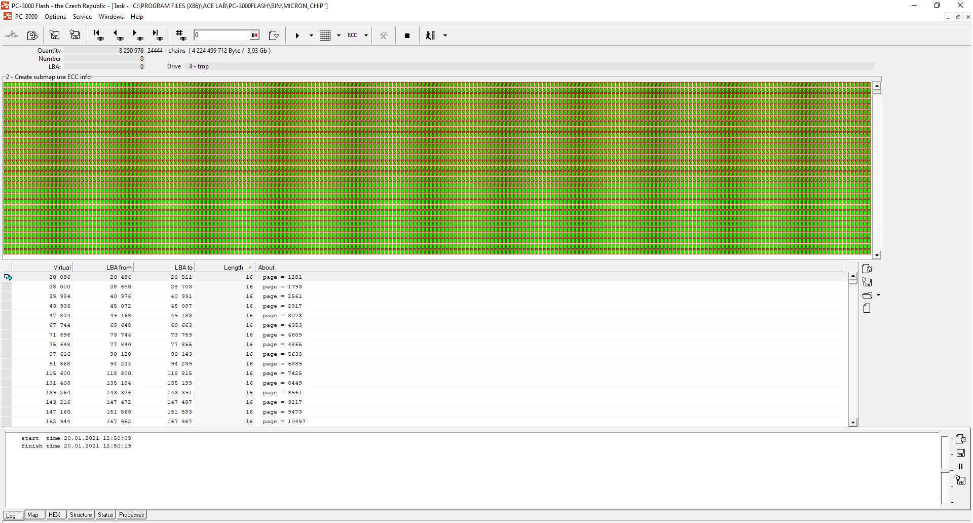 PC-3000 Flash以最大成功率从NAND闪存设备恢复数据的主要数据校正方法