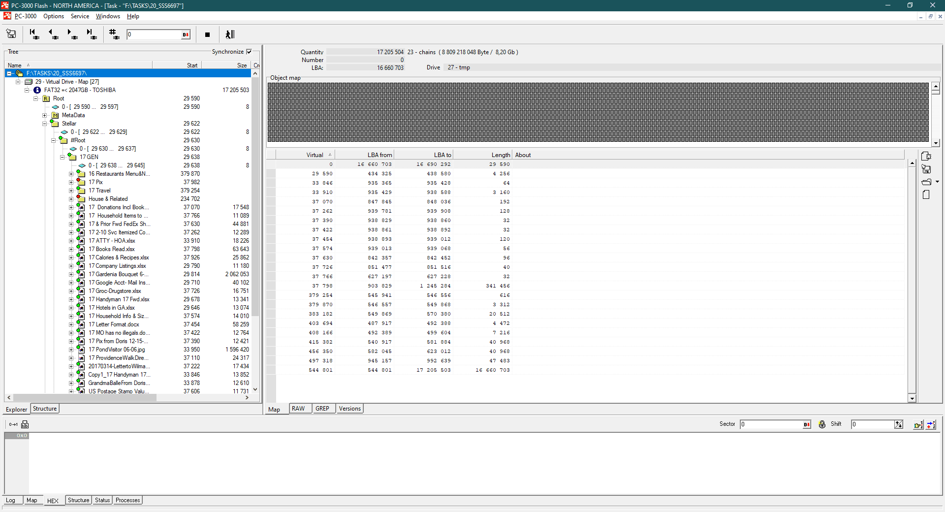 PC-3000 Flash基于文件系统的虚拟映像